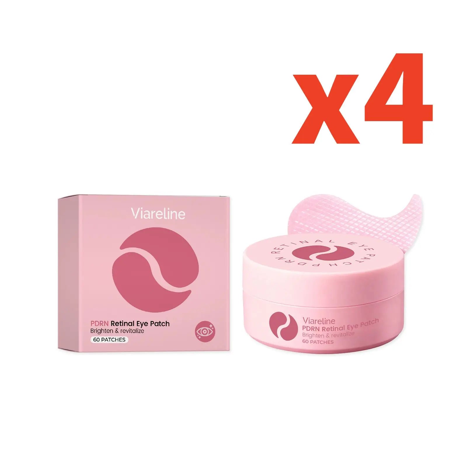 Brightening Moisturizing Eye Mask Deep Nourishing Reduce Dark Circle Repair Dryness Fit Eye Shape Hydrating Soothe Eyes Patches Oasis Select 60pcs x4 boxed
