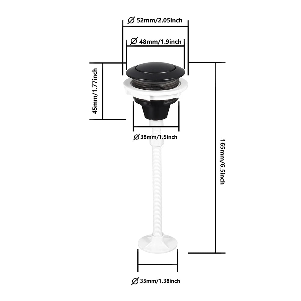 Versatile Toilet Button Compatible With Standard 38mm Toilet Flush Valves Household Supplies Bathroom Accessories Oasis Select