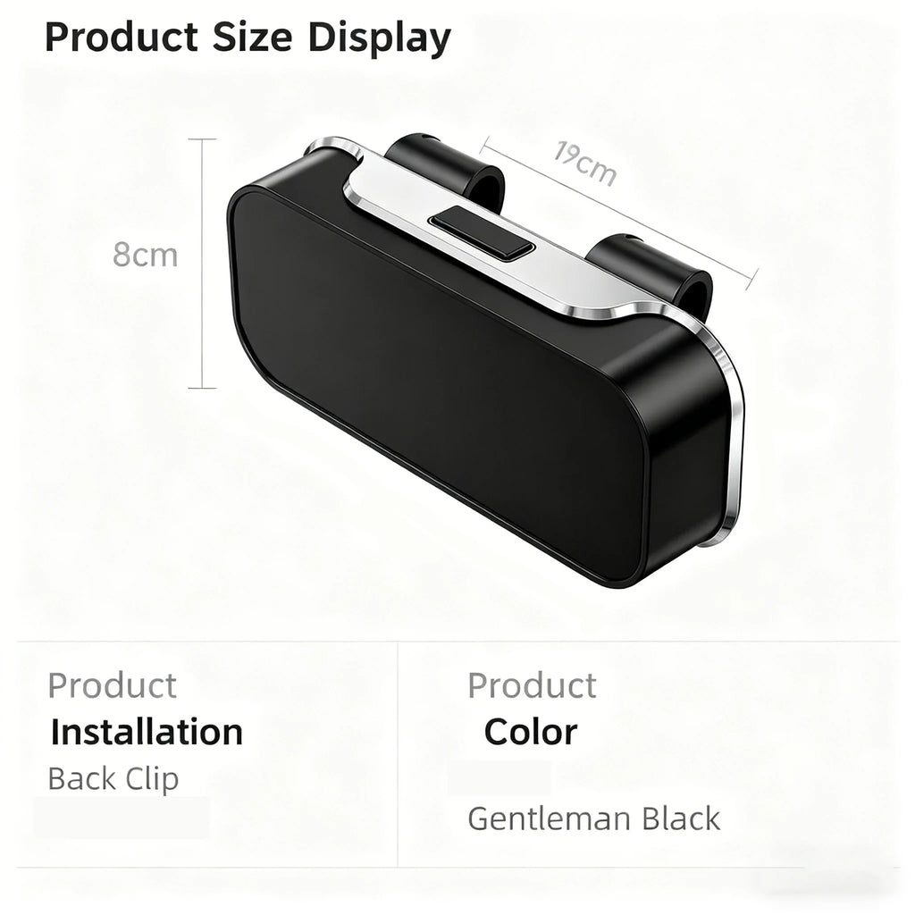 Car Sun Visor Glasses Case – Anti-Scratch Sunglasses Holder