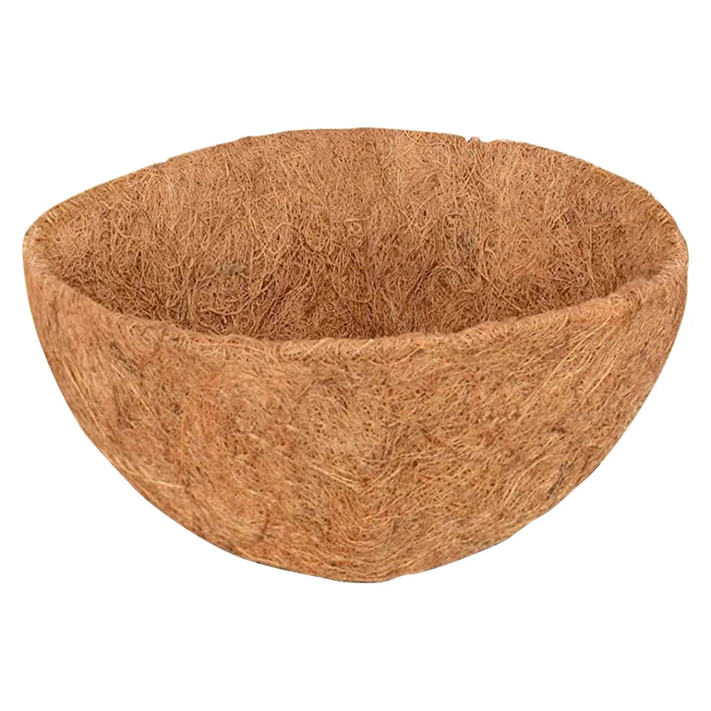 Natural Coconut Fiber Basket Liner – Cuttable 8–16 Inch Coir Hanging Basket Liner Oasis Select 8Inch United States