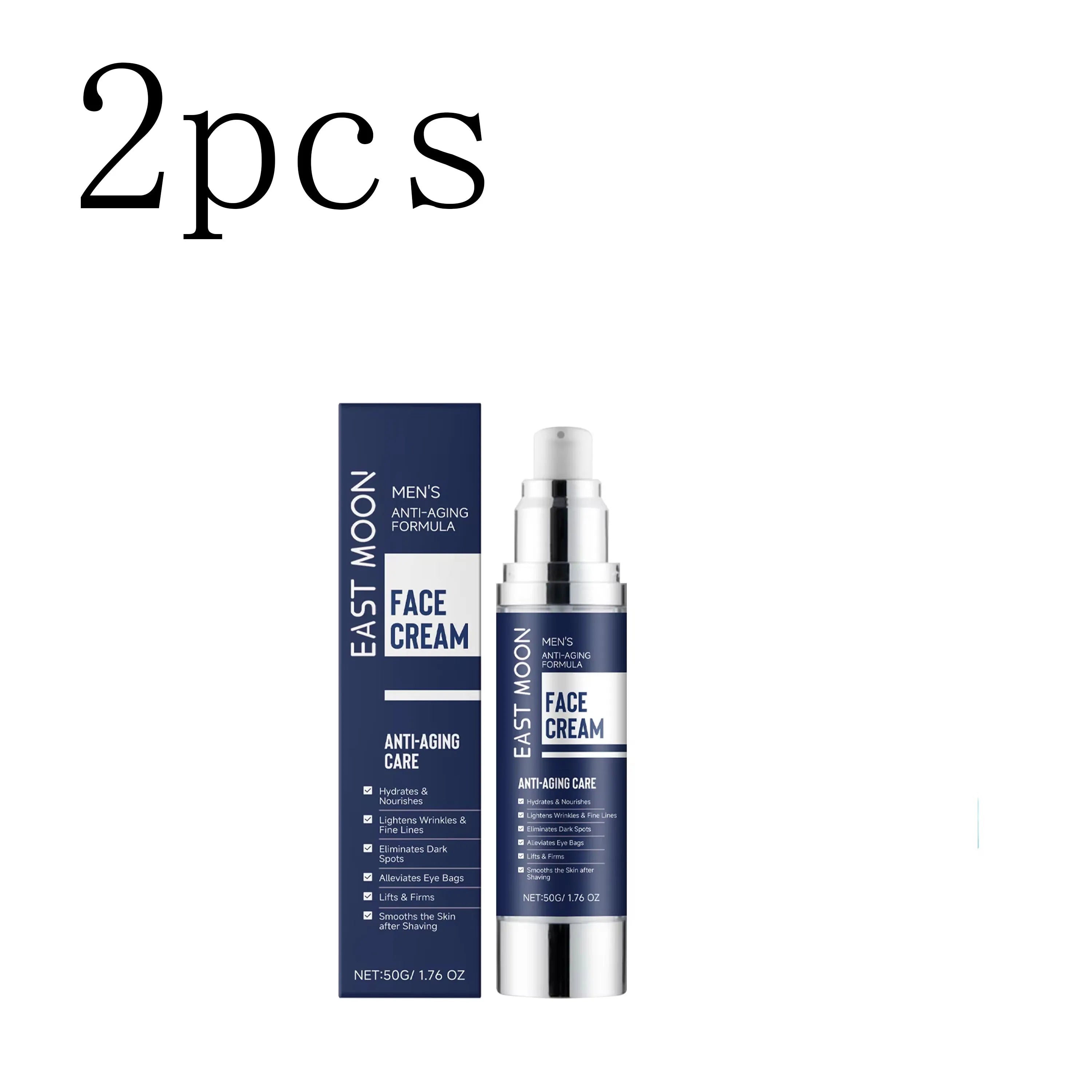 Men's Facial Firming Cream – Anti-Wrinkle & Moisturizing 50g Men's Face Cream Oasis Select 2boxed