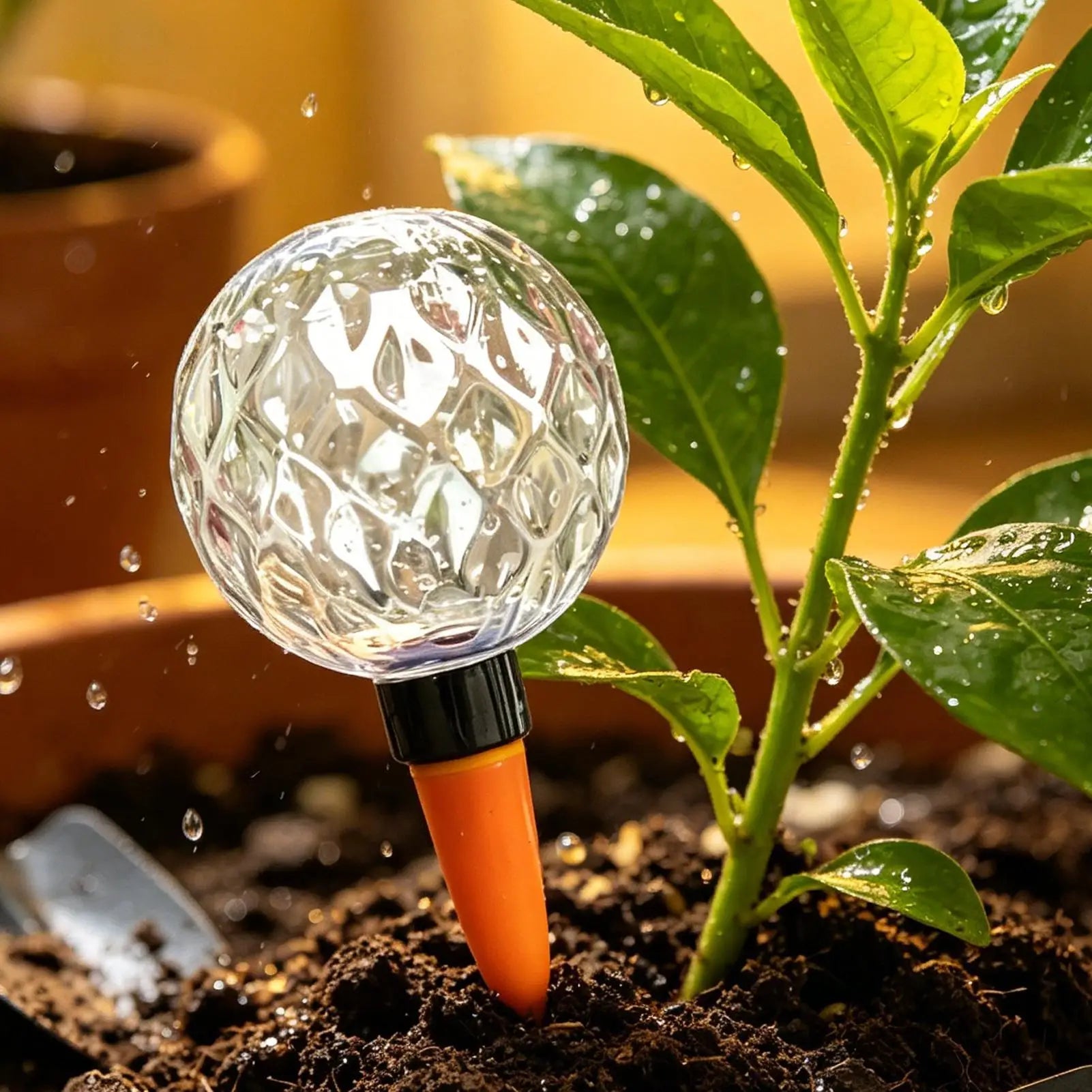 1PC Plastic Automatic Plant Watering Bulbs 300ml Globes Shape Self Watering Device Drip Irrigation System for Potted Plants Oasis Select
