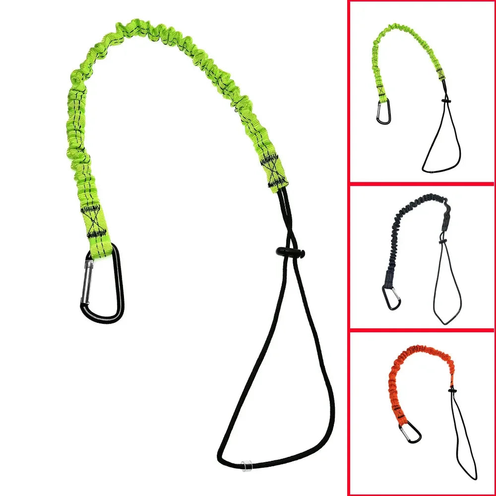 SUP Paddle Leash with Carabiner Safety Kayak Rowing Boat Fishing Rod Pole Coiled Lanyard Cord Tie Rope Oasis Select