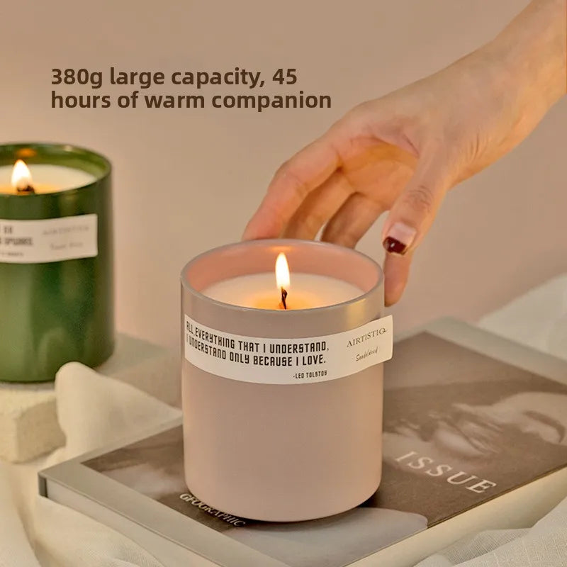 Low-temperature Candles Plant Essential Oil Aromatherapy Candles Simple and Fashionable Home Smokeless Candles Hotel Souvenirs Oasis Select