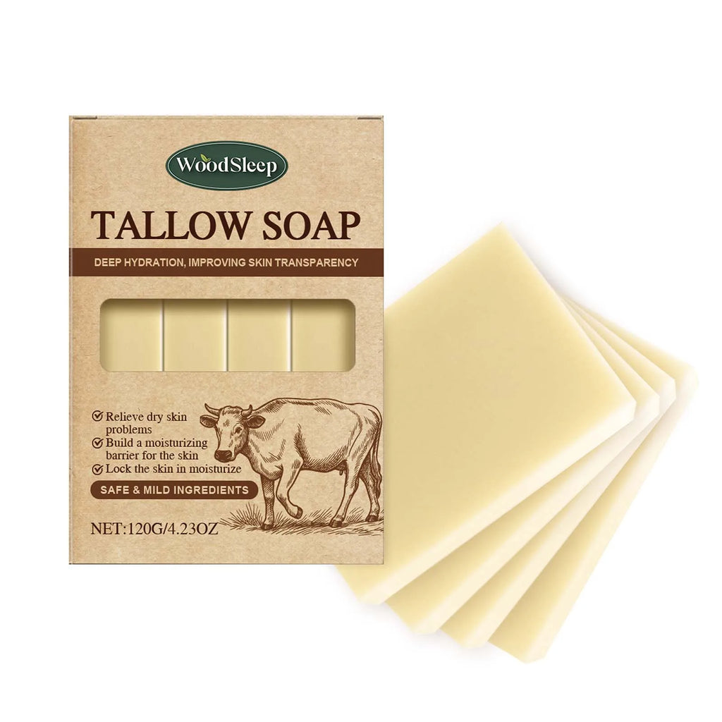 OceAura Grass-Fed Beef Tallow Soap – Face & Body Bar Natural Bar Soap Oasis Select 120g