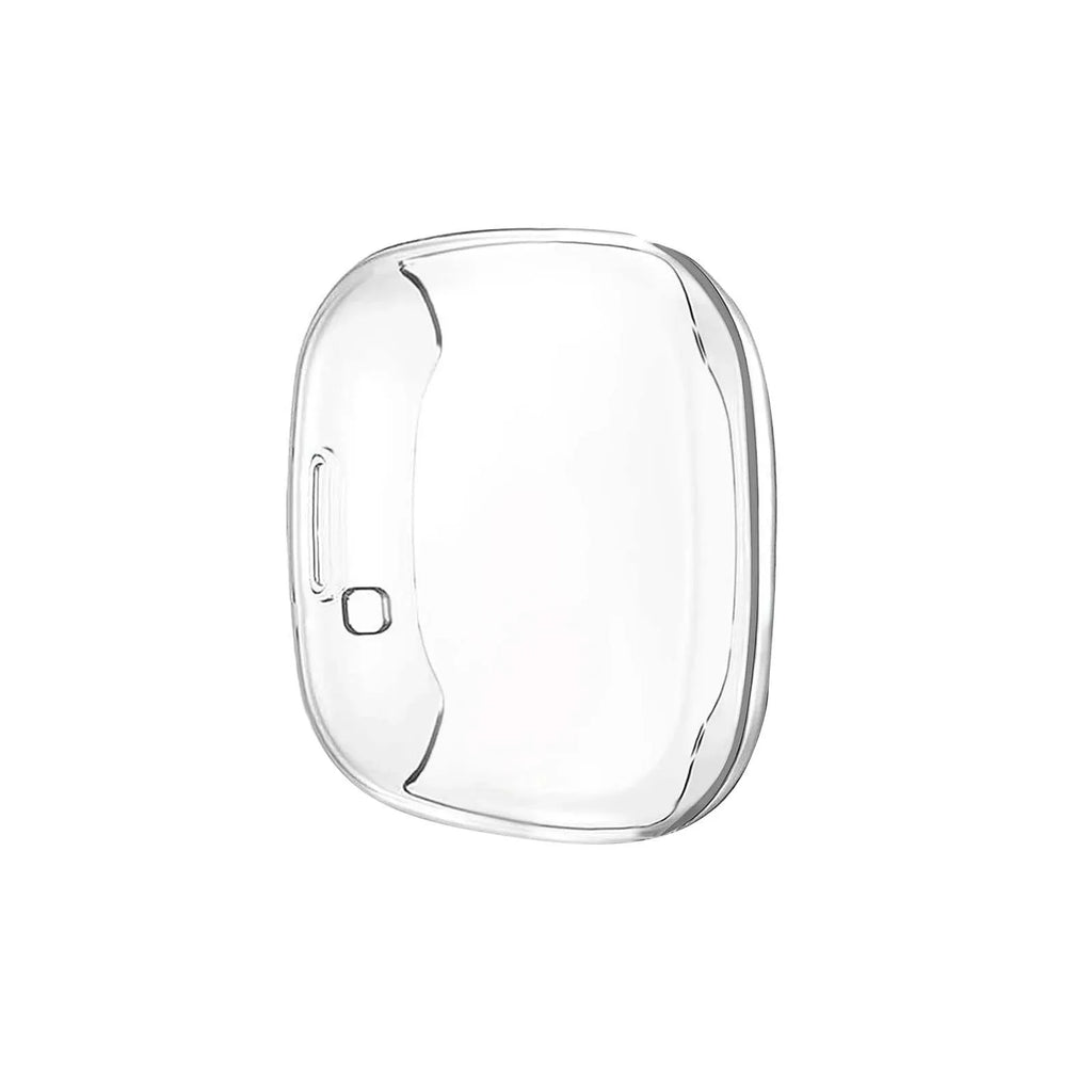 Fitbit Versa 3 Soft TPU Screen Protector Protective Case Cover Smartwatch Case Oasis Select Transparent