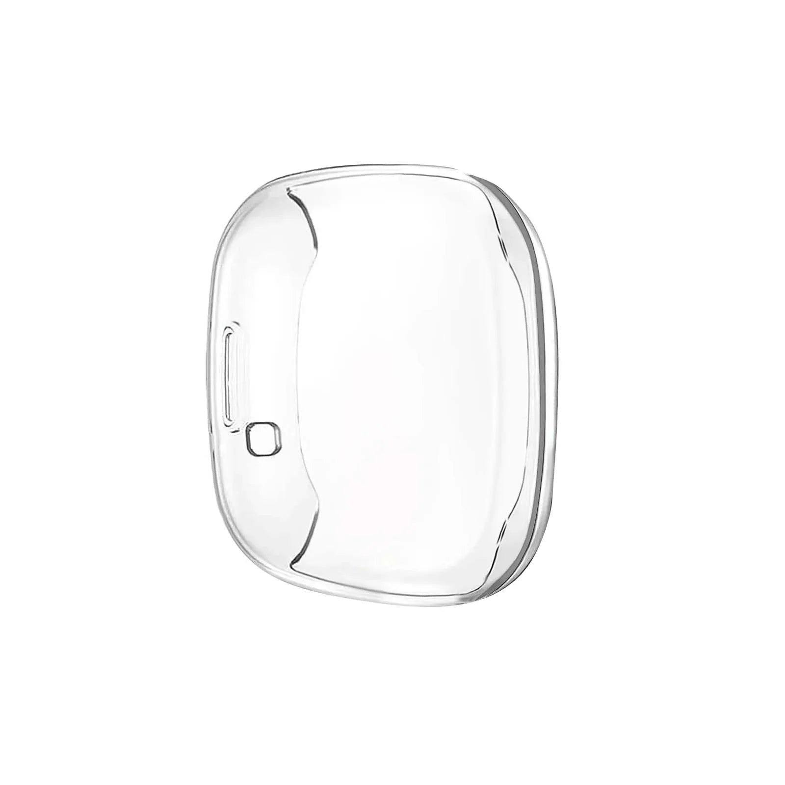 Fitbit Versa 3 Soft TPU Screen Protector Protective Case Cover Smartwatch Case Oasis Select Transparent
