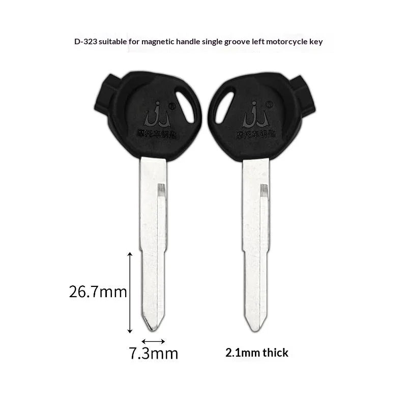2Pcs Key Blank For Electric Bike High Quality Metal Blade Anti Corrosion For Electric Scooter Owners Locksmiths Key Duplication Oasis Select A4