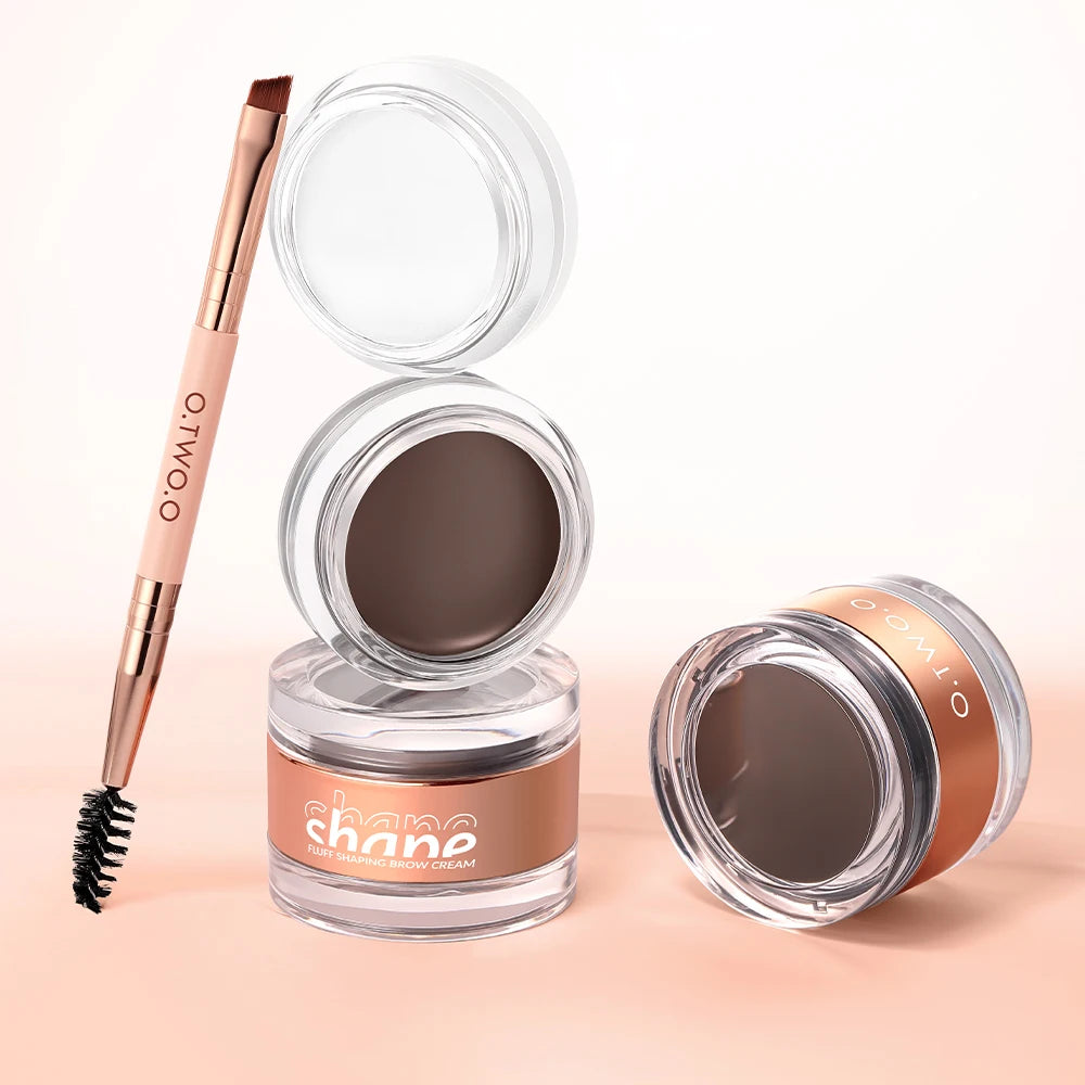 O.TWO.O 2-in-1 Eyebrow Pomade Brow Gel Wax – Waterproof