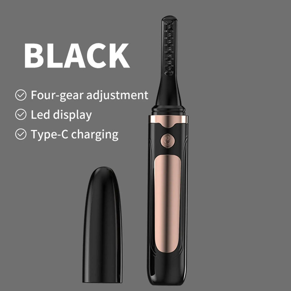 Heated Eyelash Curler – LED Display & 4 Heat Levels | USB Heated Eyelash Curler Oasis Select