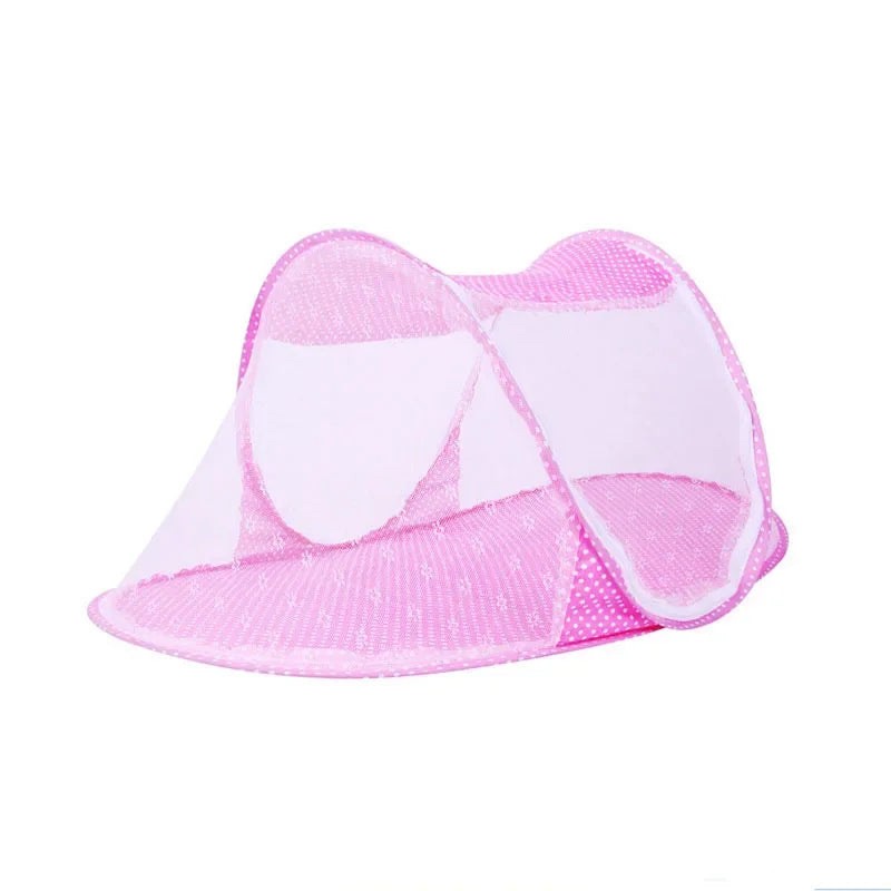 0-3Years Portable Foldable Baby Netting Polyes Newborn Sleep Bed Travel Baby Mosquito Nets Travel Bed Netting Play Tent Children Oasis Select Pink