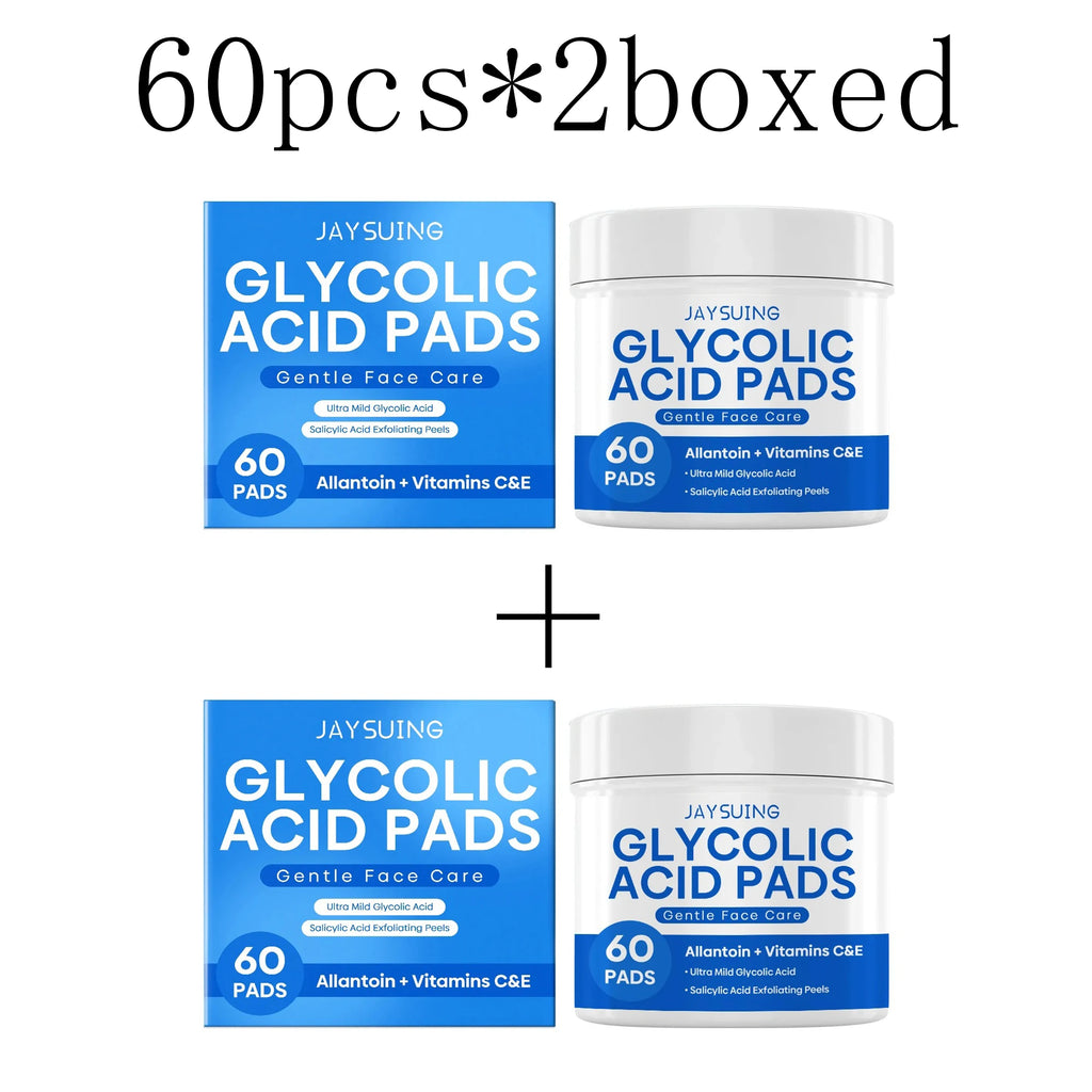 Glycolic & Salicylic Acid Exfoliating Face Pads – Brighten Skin Exfoliating Face Pads Oasis Select 60pcs X 2boxed