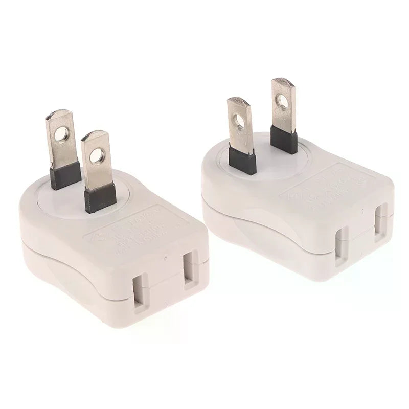 US 2PIN 360 Angle Rotatable Power Socket Plug Adapter Foldable Travel Aadapters Power Converter Plug Electrical Socket Oasis Select