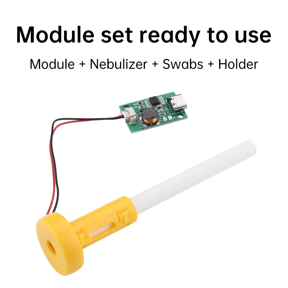 DC5V Single Spray Non-Switched Atomization Humidification Module DIY Ultrasonic Atomizer TYPE-C Mini Humidifier Oasis Select