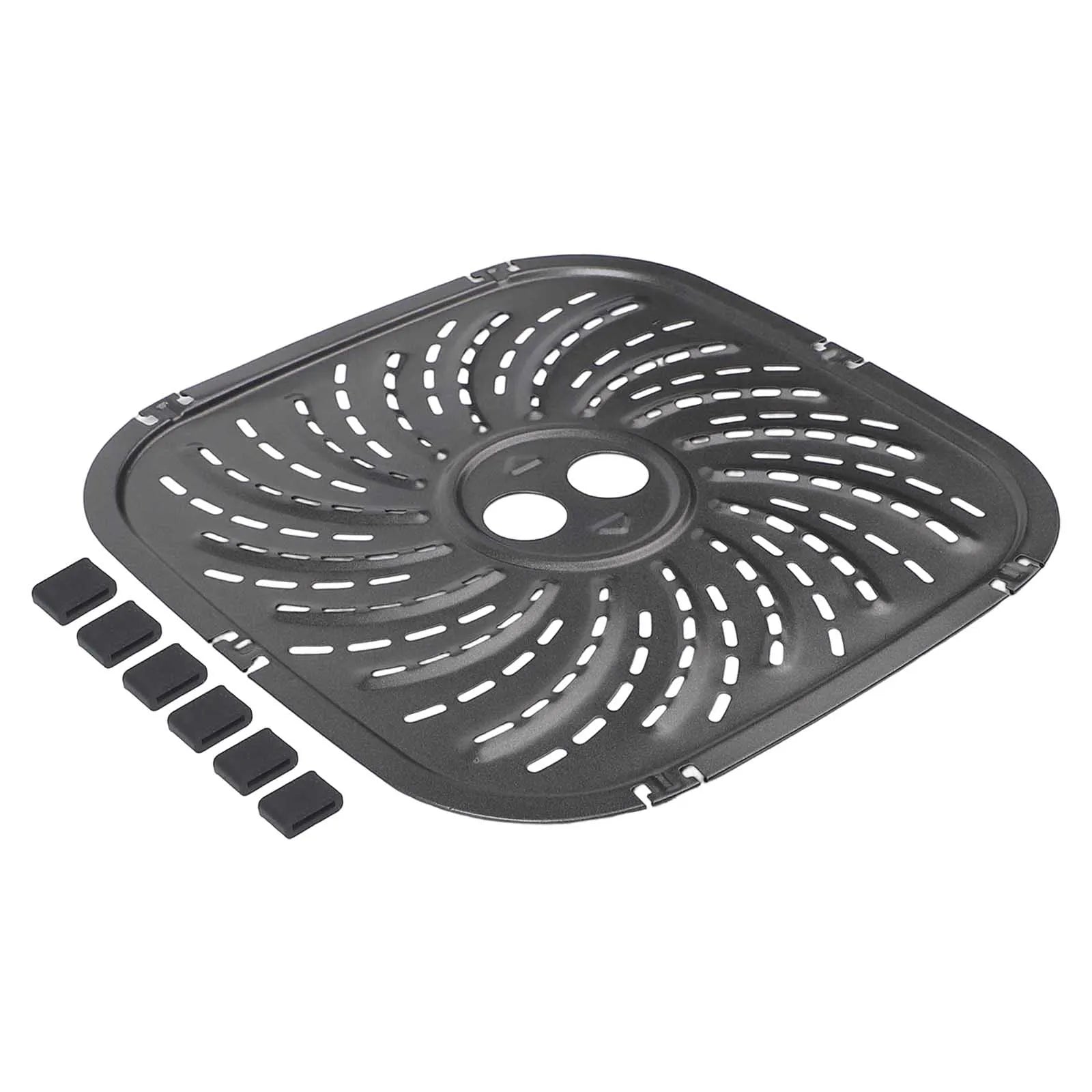 Airfryer Basket Air Fryer Grill Plate For PowerXL For Vortex Pro Air Fryer Plus With Tabs Food Cooking Divider Kitchen Accessory Oasis Select