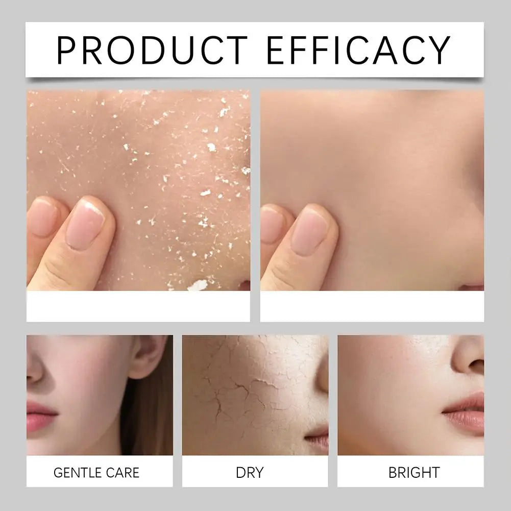 Black & White Rice Exfoliating Serum with Hyaluronic Acid 80ml Exfoliating Face Serum Oasis Select