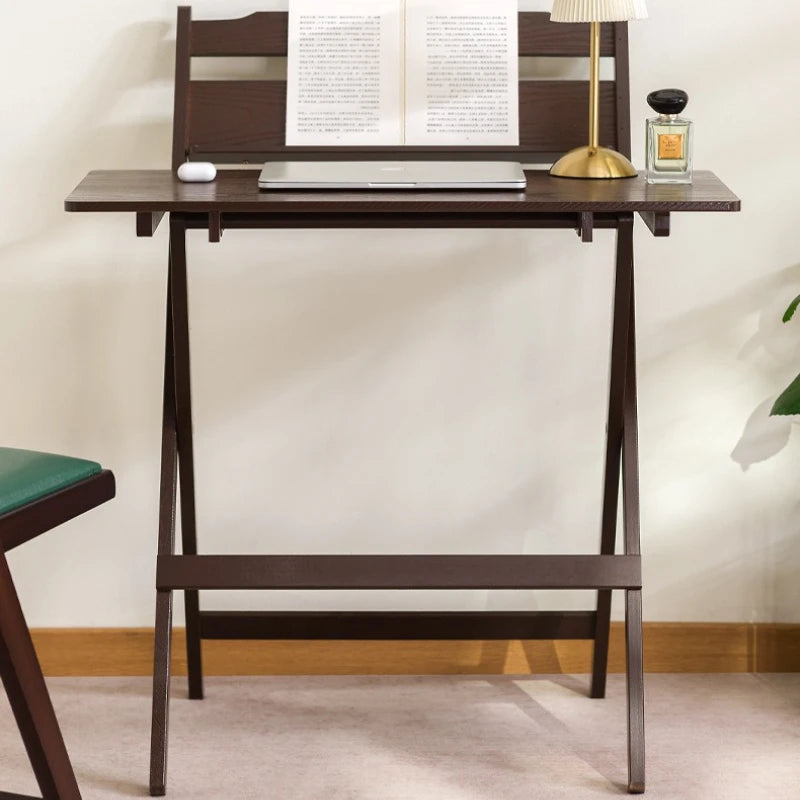 Installation-free folding table, desk, children's study table, adjustable height, writing table, student home bedroom desk Oasis Select