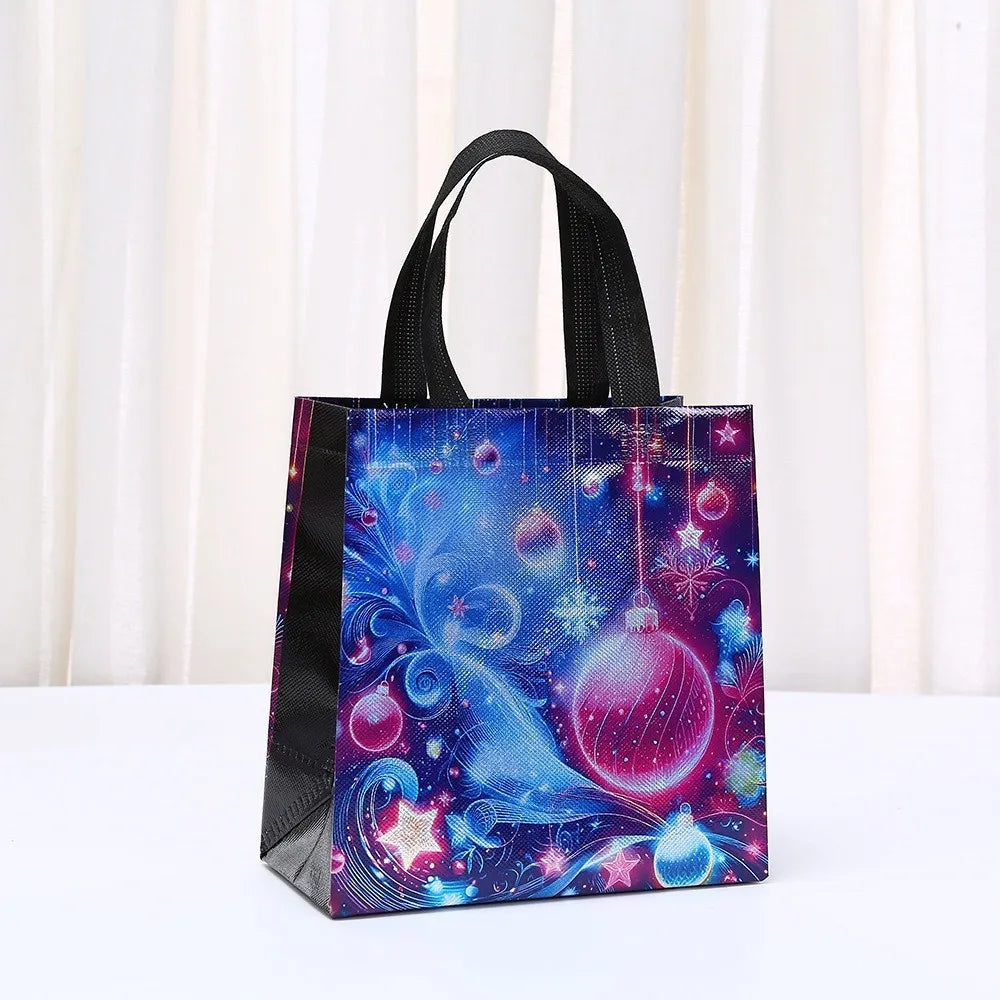 Christmas Non-Woven Tote Bag | Kids Gift & Reusable Storage