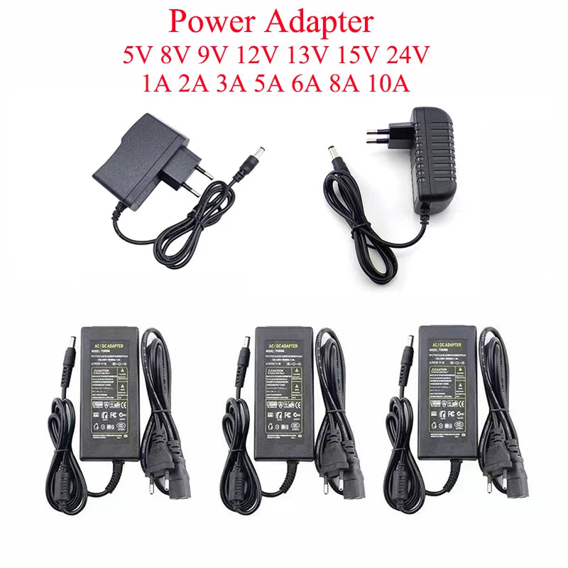 AC 220V TO DC 5V 6V 8V 9V 12V 13V 15V 24V LED Power Supply Adapter 1A 2A 3A 5A 6A 8A 10A Power Supply Adapter 220 V PowerSupply Oasis Select 10A 8V AU Plug