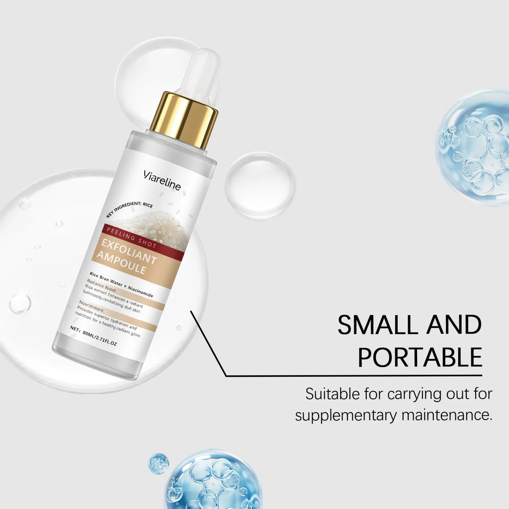 Viareline Rice Exfoliating Face Essence – Pore & Brightening Serum