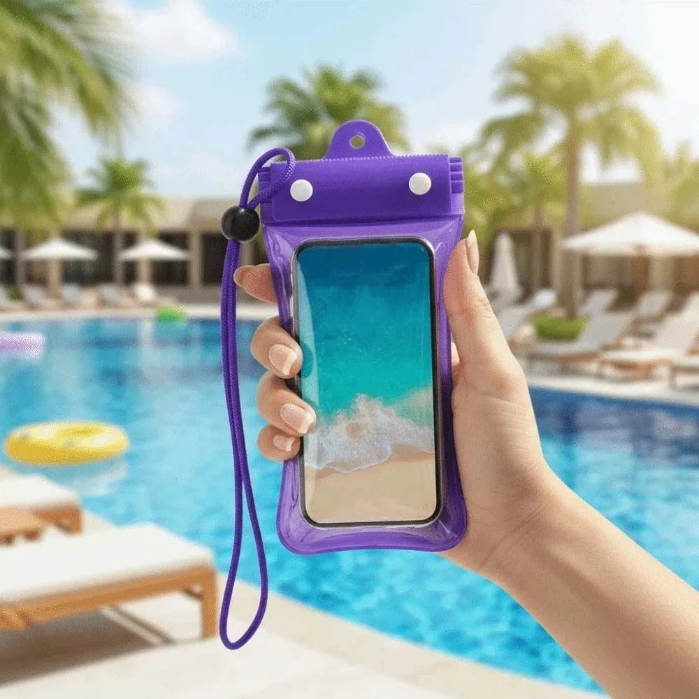 Adjustable Strap Waterproof Phone Pouch Sealed Lightweight Crossbody Dry Bag PVC ABS Transparent Hanging Neck Bag for Gifts Oasis Select