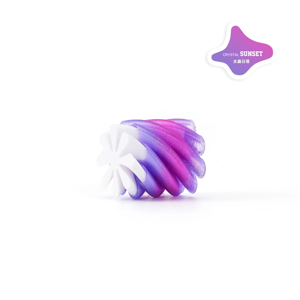 3D Printed Helix Screw Rotating Toys Stress Reducing Tool Pyramid Passthrough Sculpture Spiral Cone Ornaments Home Decoration Oasis Select Style 20
