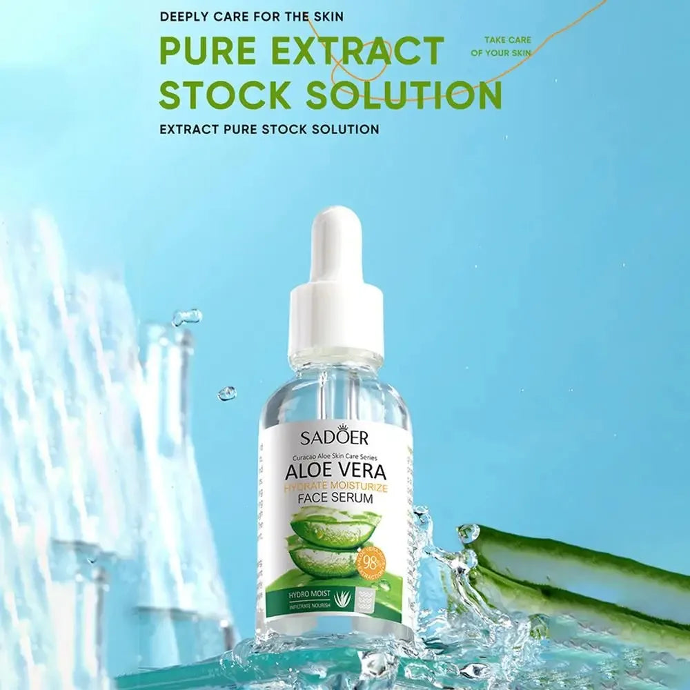 SADOER Aloe Vera Facial Serum – Brightening & Moisturizing 30ml