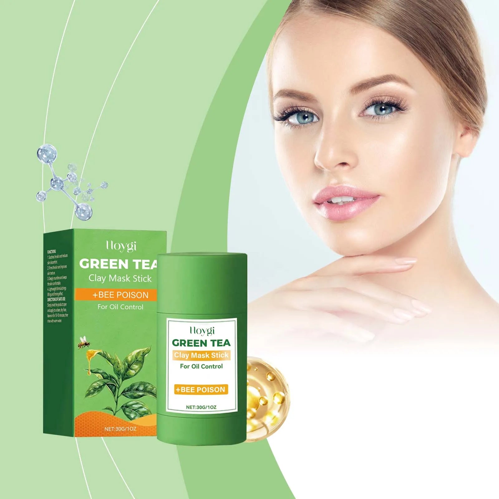 Hoygi Green Tea Cleansing Mask Stick – Blackhead & Acne