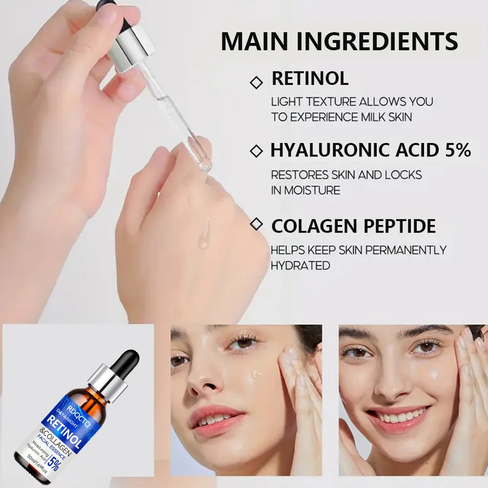 Retinol Anti-Aging Skin Care Set – Firming Cream & Essence Retinol Skin Care Set Oasis Select