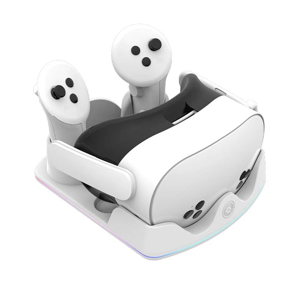 Meta Quest 3S Charging Dock with RGB Light & Controller Mount VR Charging Dock Oasis Select france