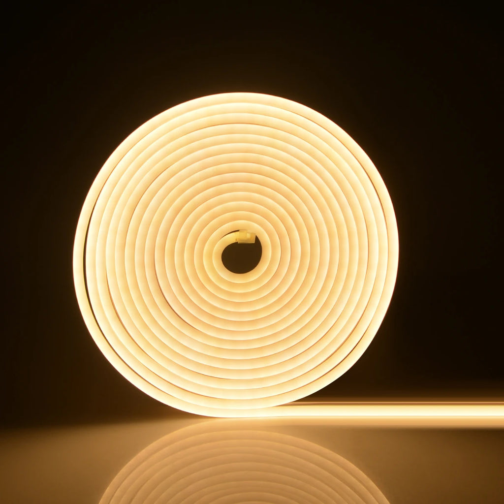 USB 5V Smart Tuya Zigbee 3.0 Neon LED Strip Light RGB/Warm White/White TV Gaming Room Ambinet Backlight Work with Alexa Google Oasis Select Warm White USB DC5V 1m