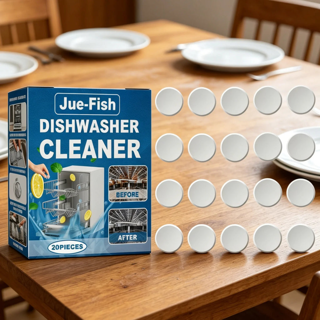 Jue Fish Dishwasher Cleaner Tablets – Descale & Deodorize 20pk Dishwasher Cleaner Tablets Oasis Select