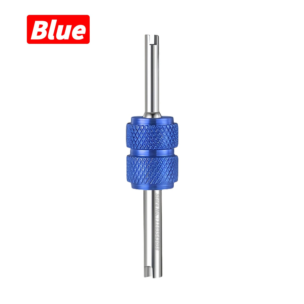 Universal Tire Valve Core Stems Remover Screwdriver Auto Truck Bicycle Wheel Repair Tool Dual Use Car Accessories Tire Remover Oasis Select Blue