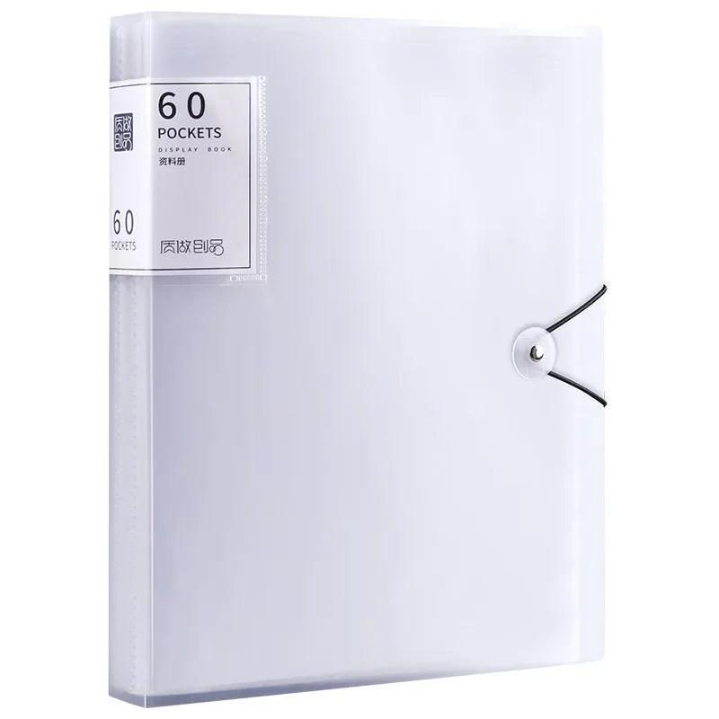 A4 Color Transparent Folder Document Large Capacity Dustproof Waterproof File Organizer Score Test PaperHolder Student File File Oasis Select