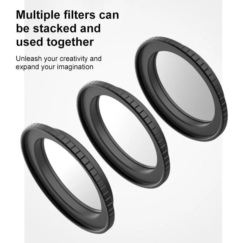 49mm Filter Adapter Ring for DJI Osmo Action 6/5/4/3 | Metal Frame