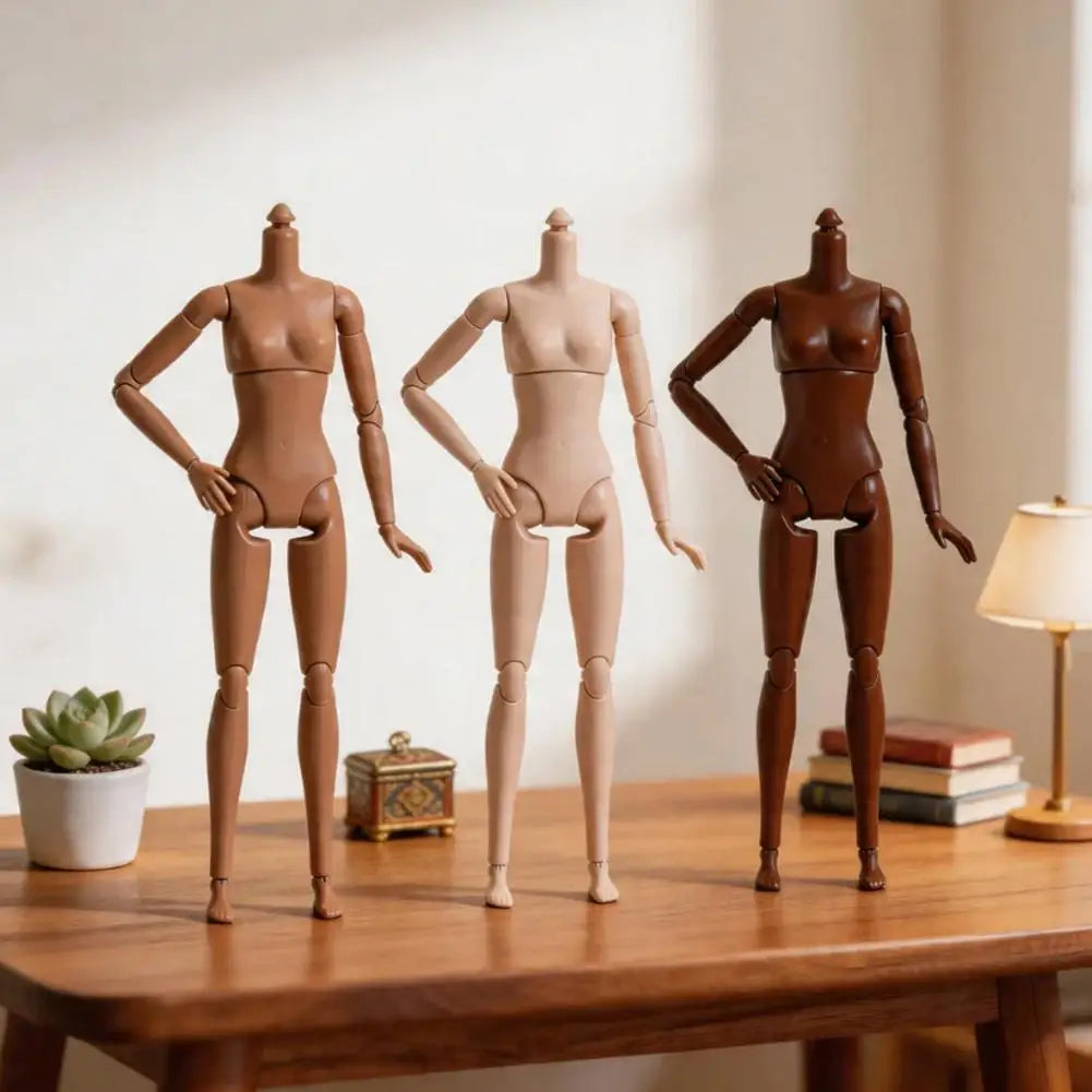 26cm 1/6 Scale BJD Doll, Super Flexible Female Action Figure with 22 Movable Joints, Nude Body Model for BJD Display Parts Oasis Select
