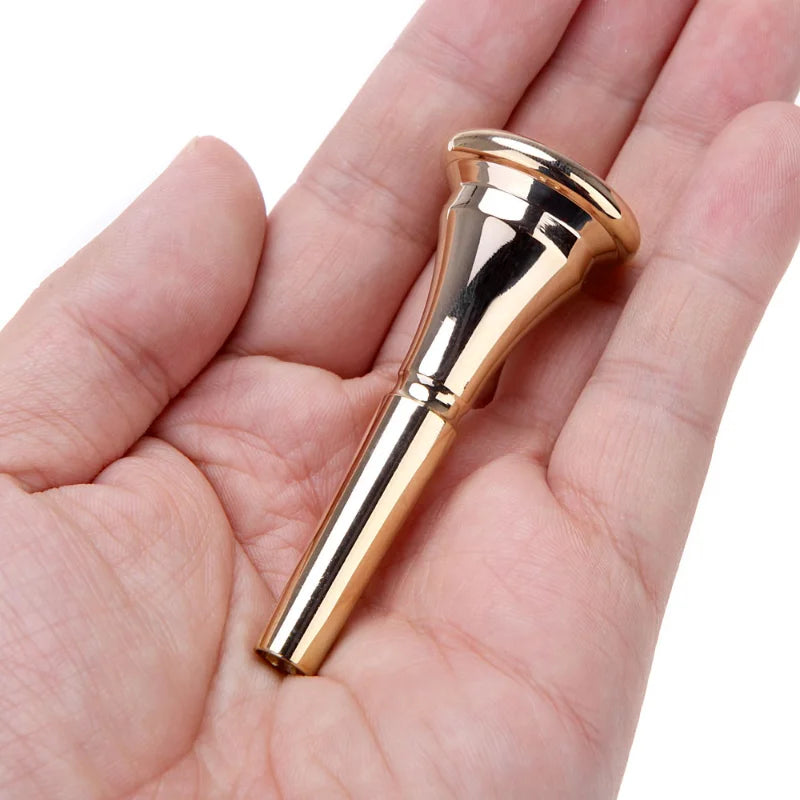 Professional Gold Silver Plated French Horn Mouthpiece Metal Copper Alloy French Horn Musical Instruments Oasis Select