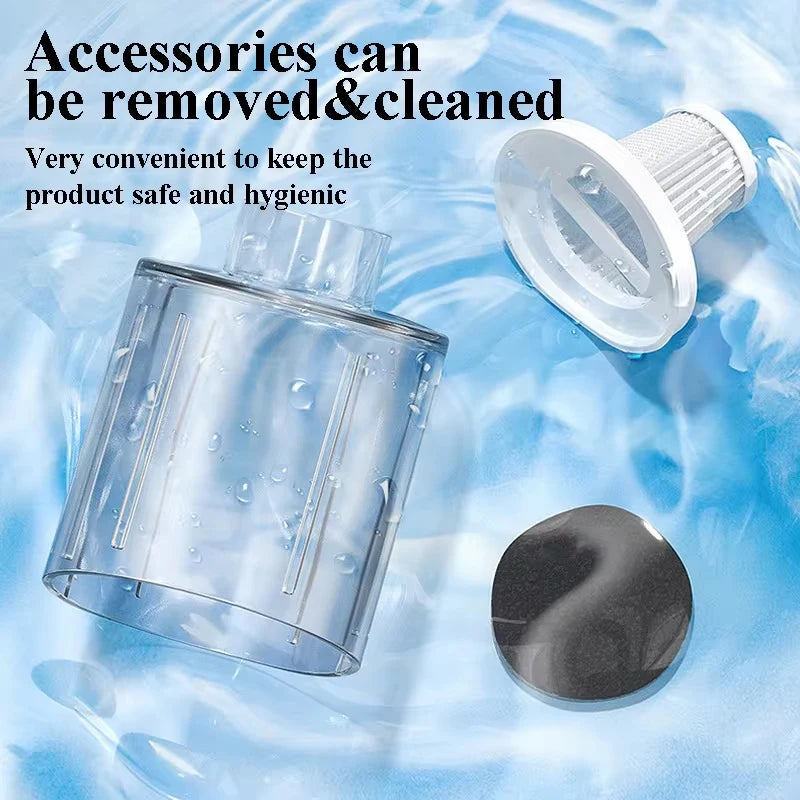Cordless Handheld Vacuum 120W – Home, Car & Pet Hair Cleaner