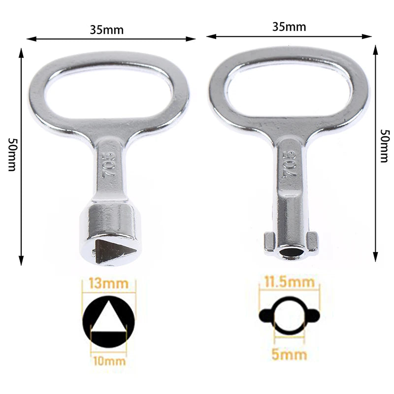 Torque Wrench Key Wrench Plumber Triangle Key For Electric Cabinet Subway Train Ferramentas Manuais Инструменты Для Ремонта Oasis Select