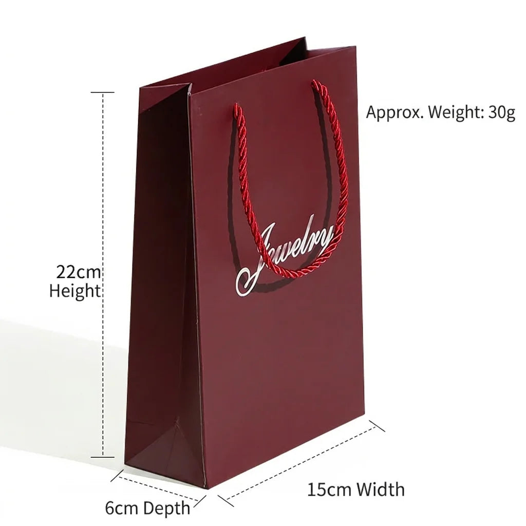 Paperboard Gift Tote Bag for Jewelry, Cosmetics & Party Favors