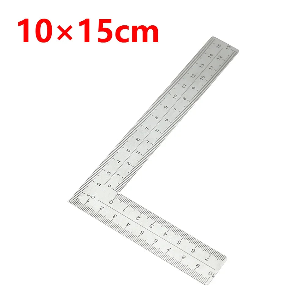 Mini Framing Ruler L Square Stainless Steel Right Angle Ruler Precision Measuring Layout Tool For Building Framing Gauges Oasis Select 10x15cm