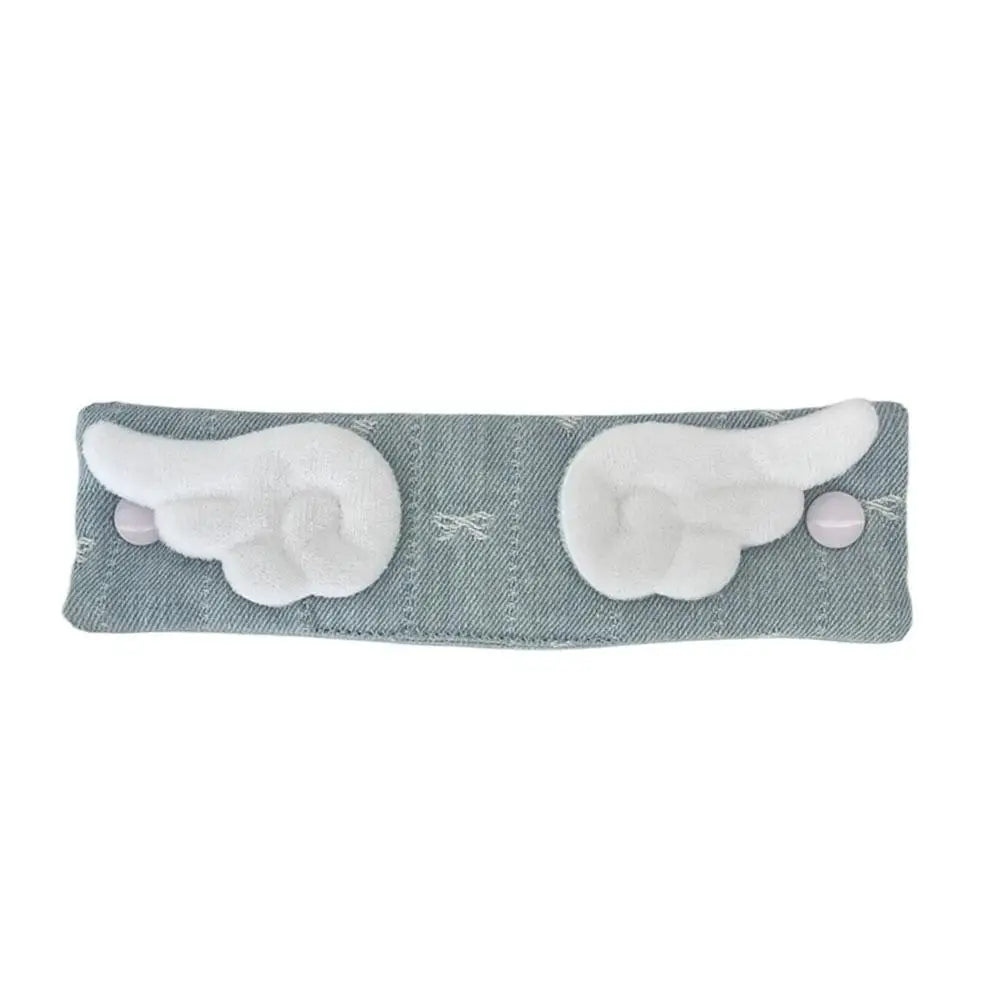 Cowboy Star Angel Wings Fabric Cable Organizer Portable Cord WrapTie for Charger Headphone USB Cable Organizer Travel Essential Oasis Select 03