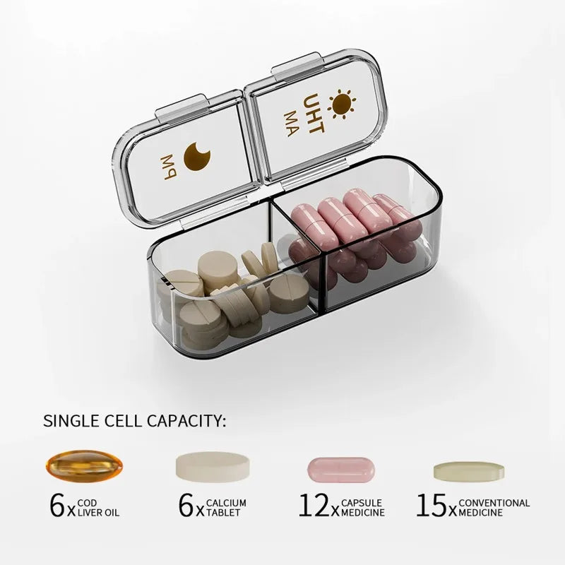 Portable Medicine Box 14 Cubes 21 Cubes Medicine Storage Dustproof Box Seven Days A Week Oasis Select