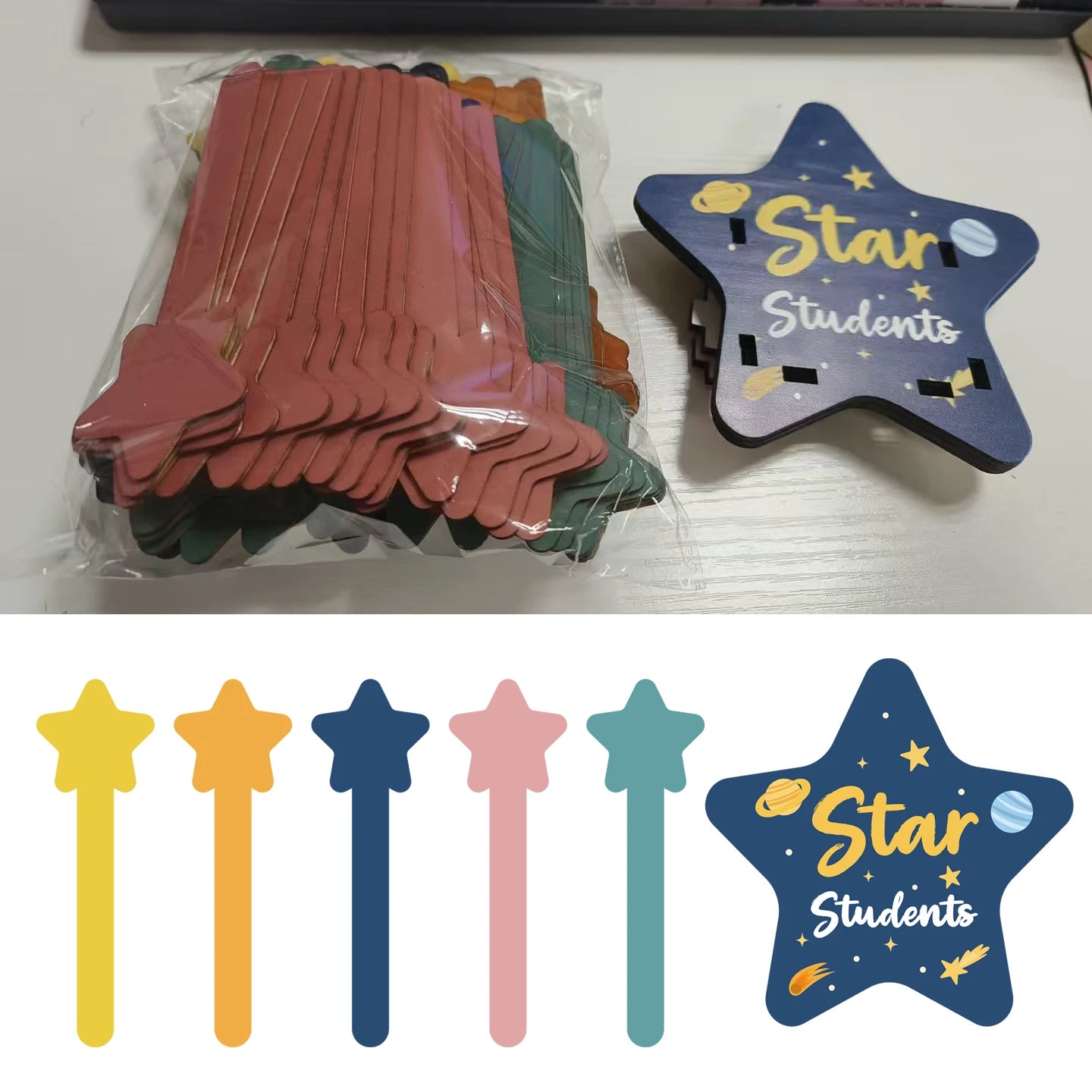 101Pcs Flip Name Sticks With Storage Cup Equity Sticks For Classroom Talking Flip Name Tags For Classroom Essentials Teacher Cla Oasis Select Blue