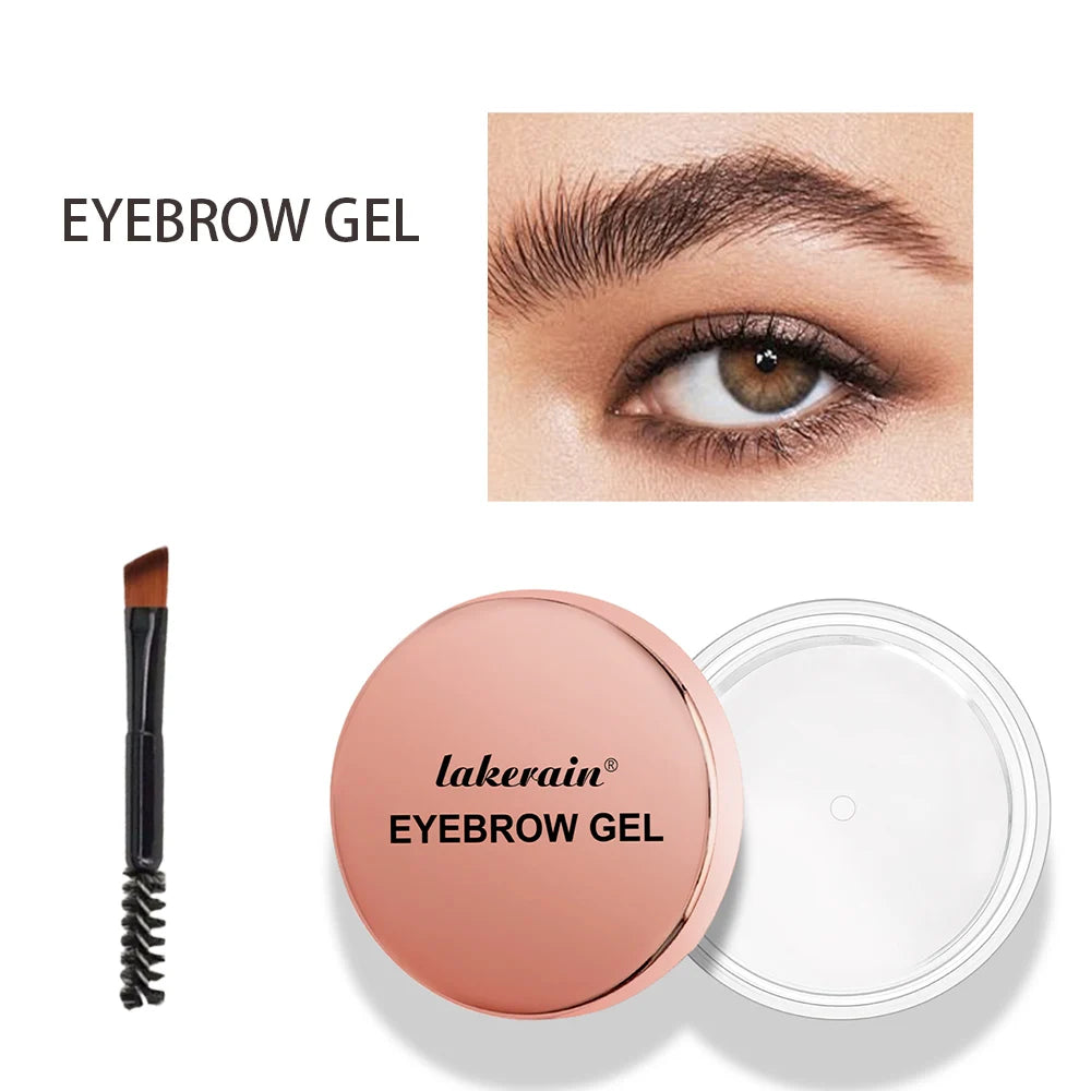 1pcs Waterproof 3D Eyebrow Styling Cream Quick-drying Makeup Eyebrow Sculpt Soap Natural Wild Brow Pomade Setting Gel Wax Oasis Select 1 With Brush