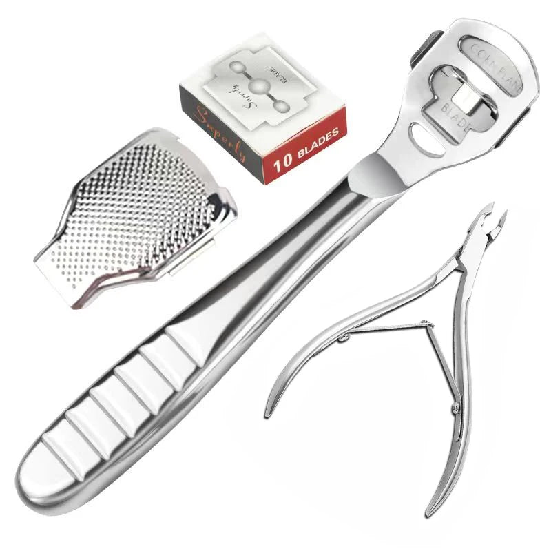 Foot Callus Shaver & Heel Hard Skin Remover – 10 Blades Foot Callus Shaver Oasis Select