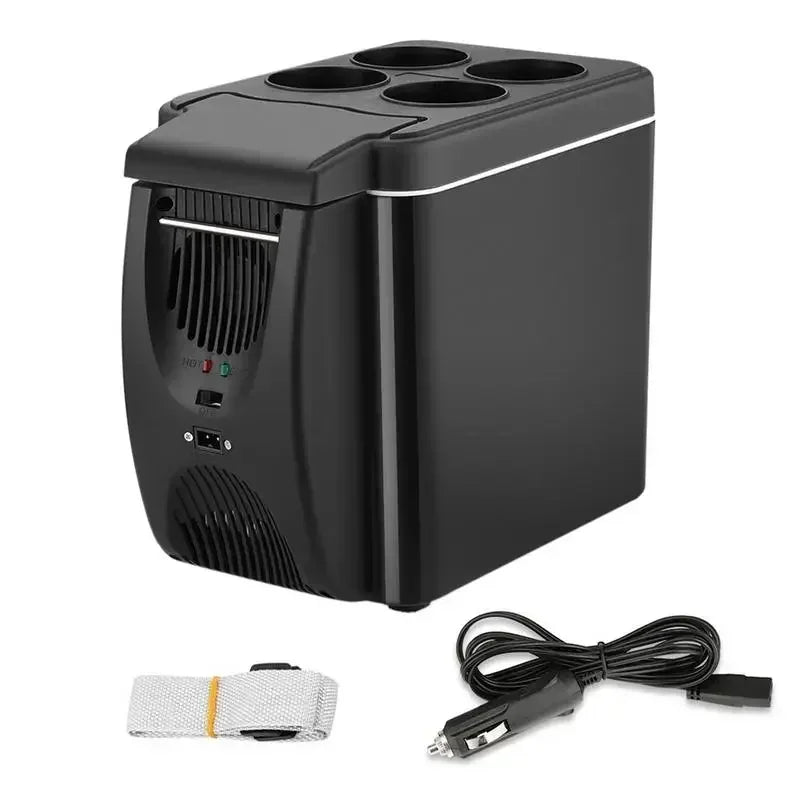 Electric Car Refrigerator 6L 12V Mini Freezer Car Freezer Cooler and Warmer Electric Fridge Portable Icebox Travel Refrigerator Oasis Select
