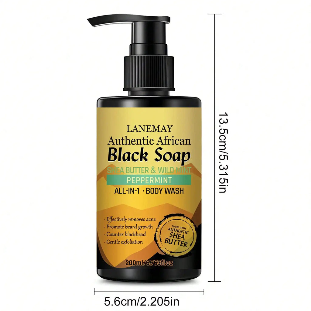African Black Soap Body Wash – Cleanse, Balance & Brighten