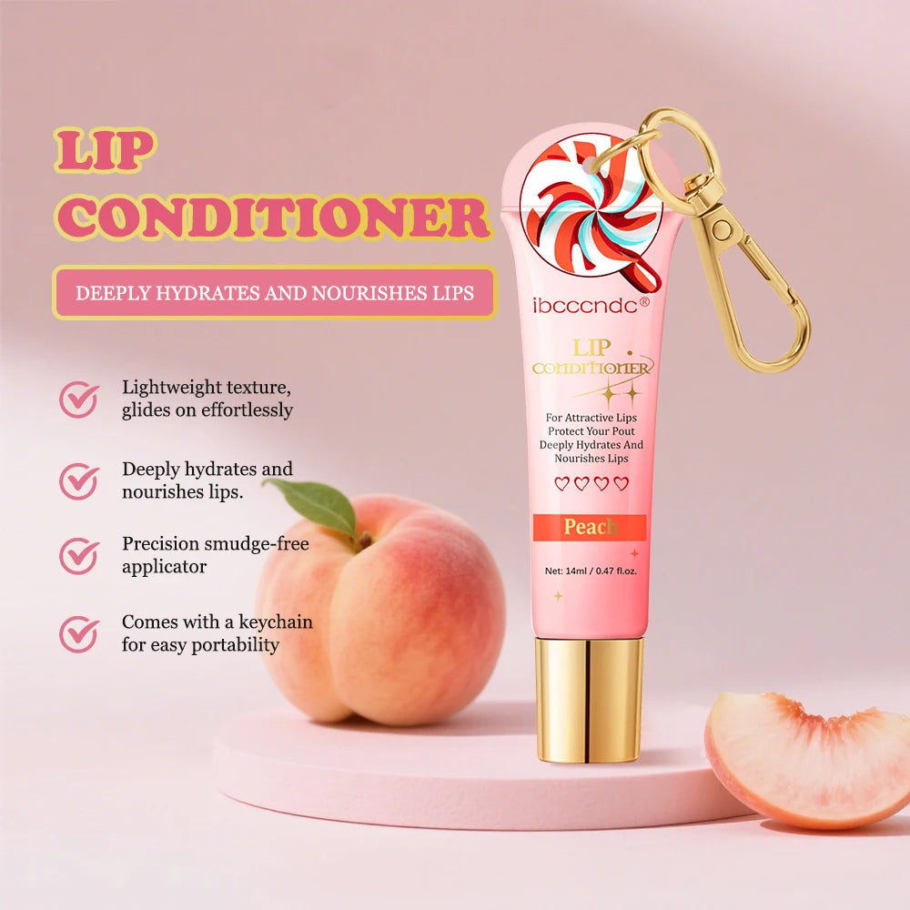 Lip Glosses Set Lip Duo Lip Gloss Combo with A Keychain Long Lasting Moisturizing Nourish Plumper Cosmetics Oasis Select