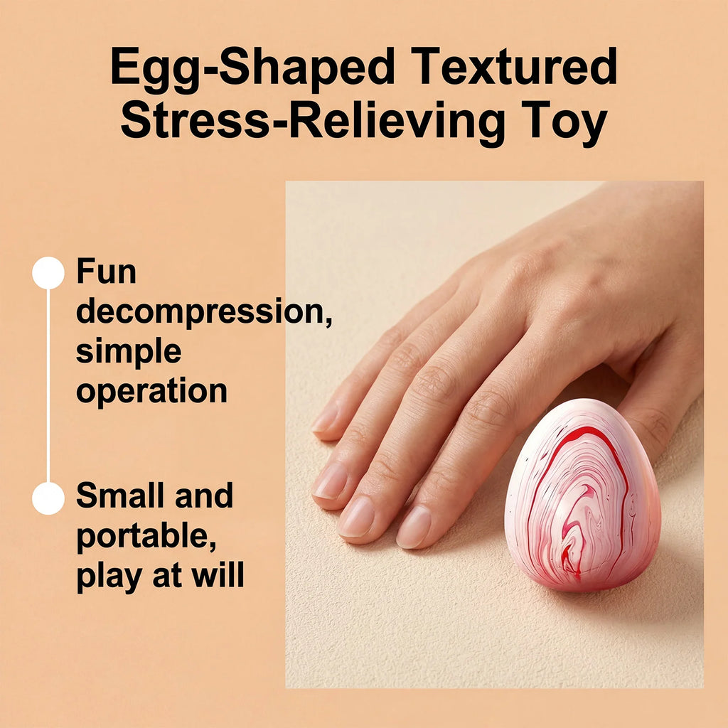 Squishy Stress Balls Resistance Fidget Toys Rebound Pinch Squeeze Egg Toy Sensory Anxiety Relief Decompression Ball Funny Gift Oasis Select
